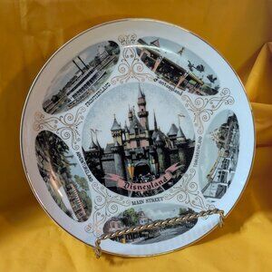 Vintage Disneyland Souvenir Plate